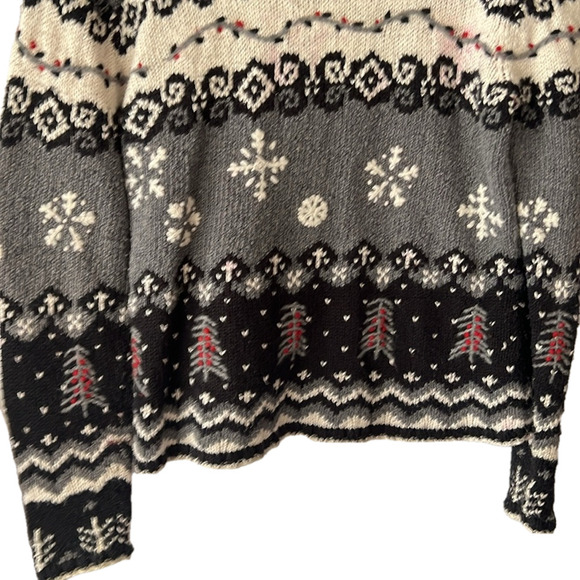 Talbots Hand Knit Sweater, Christmas, SZ M, PTP 19”, L 23”, Beautiful Sweater - Picture 10 of 13